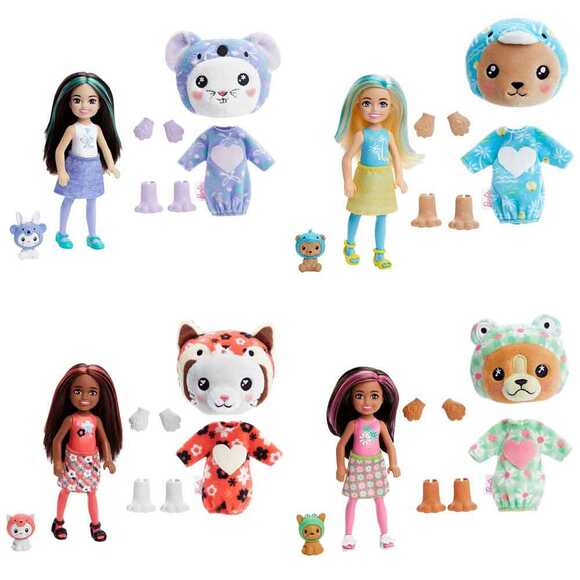 Barbie Chelsea Cutie Reveal Şirin Kostümler Serisi HRK27