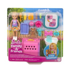 Mattel Barbie - Barbie Chelsea Köpekçiğin Taşıma Çantası Oyun Seti JDF89