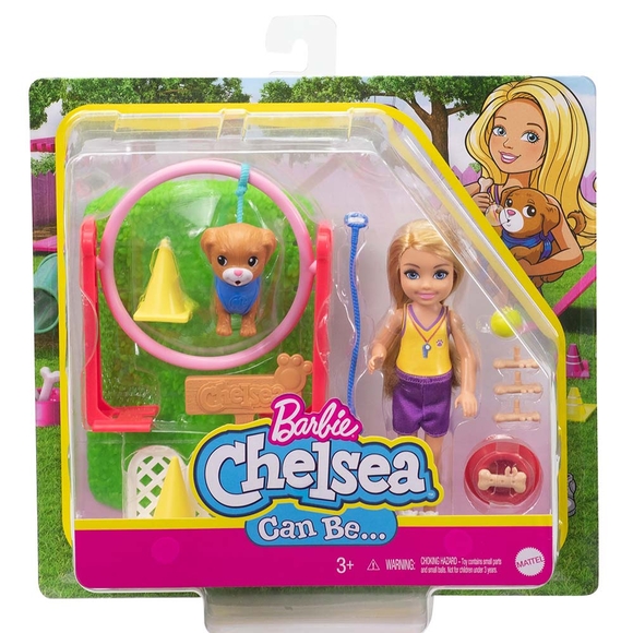 Barbie Chelsea Meslekleri Öğreniyor Bebek ve Oyun Setleri Serisi GTR88