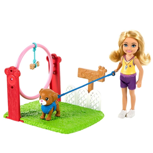Barbie Chelsea Meslekleri Öğreniyor Bebek ve Oyun Setleri Serisi GTR88