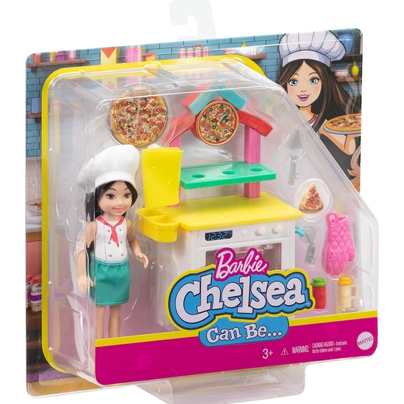 Barbie Chelsea Meslekleri Öğreniyor Bebek ve Oyun Setleri Serisi GTR88