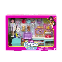 Barbie Chelsea Meslekleri Öğreniyor Veteriner Oyun Seti HGT12 - Thumbnail