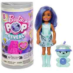Barbie Chelsea Pop Reveal Boba Çayı Serisi HRK63 - Thumbnail