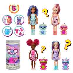 Barbie Chelsea Pop Reveal Boba Çayı Serisi HRK63 - Thumbnail