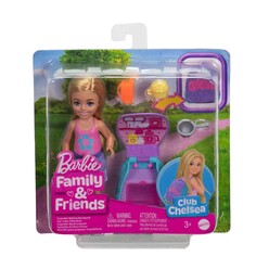 Mattel Barbie - Barbie Chelsea Sırt Çantası Olabilen Cupcake Oyun Seti JBF46