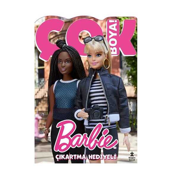 Barbie Çok Boya! Çıkartmalı Boyama Kitabı