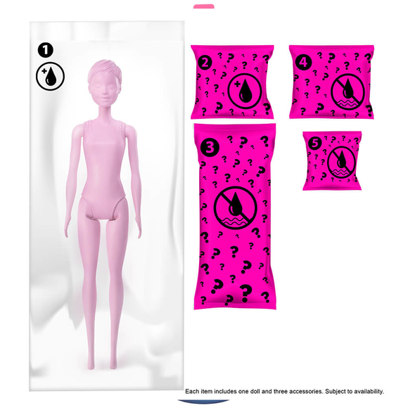 Barbie Color Reveal - Renk Değiştiren Sürpriz Barbie Bebekler GMT48