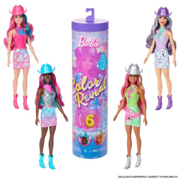 Barbie Color Reveal - Renk Değiştiren Sürpriz Barbie Disco Star Serisi JCP01