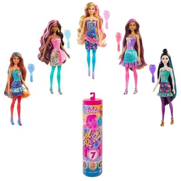 Barbie Color Reveal Renk Değiştiren Sürpriz Barbie Parti Serisi - Seri 4 GWC58