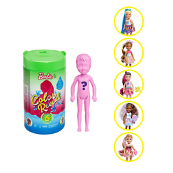 Barbie Color Reveal - Renk Değiştiren Sürpriz Chelsea Bebekler GPD41 - Thumbnail
