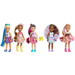 Barbie Color Reveal - Renk Değiştiren Sürpriz Chelsea Bebekler GPD41 - Thumbnail