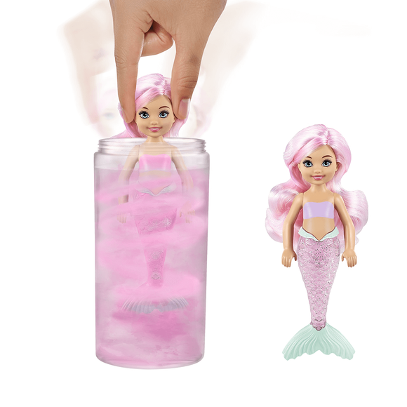 Barbie Color Reveal - Renk Değiştiren Sürpriz Chelsea Bebekler Seri 3 Gtp53