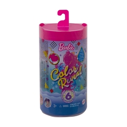 Barbie Color Reveal Renk Değiştiren Sürpriz Chelsea Renk Bloklu Bebekler Serisi Seri 2 GWC60 - Thumbnail