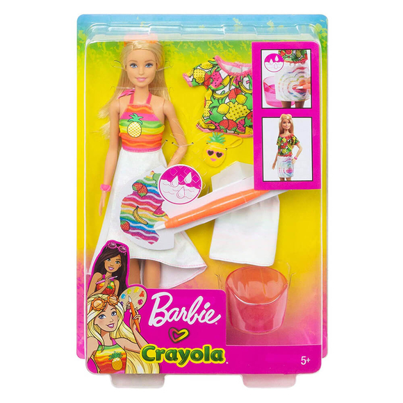 Barbie Crayola Meyveli Tasarım Bebeği GBK18