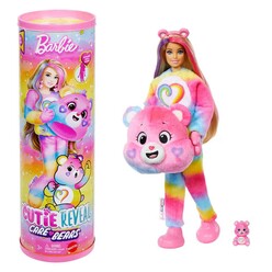 Barbie Cutie Reveal Care Bear Serisi Bebek 2. Seri JFV59 - Thumbnail
