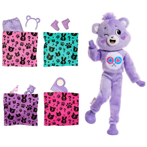 Barbie Cutie Reveal Care Bear Serisi - Mor JCN94