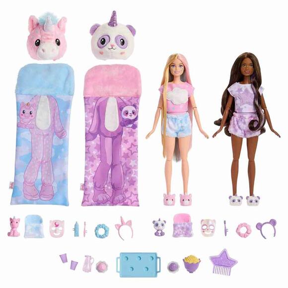 Barbie Cutie Reveal Pijama Partisi İkili Set HRY15