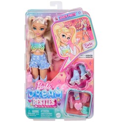 Mattel Barbie - Barbie Dream Besties Paten Partisi Malibu Bebek ve Aksesuarları JFX96
