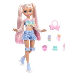 Barbie Dream Besties Paten Partisi Malibu Bebek ve Aksesuarları JFX96 - Thumbnail
