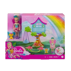 Barbie Dreamtopia Chelsea ve Eğlenceli Dünyası Oyun Seti GTF48 - Thumbnail