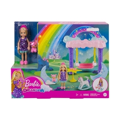 Barbie Dreamtopia Chelsea ve Eğlenceli Dünyası Oyun Seti GTF48 - Thumbnail