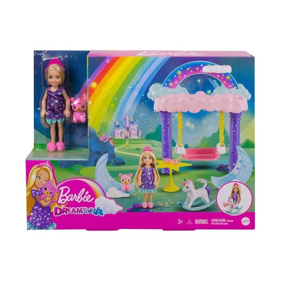 Barbie Dreamtopia Chelsea ve Eğlenceli Dünyası Oyun Seti GTF48
