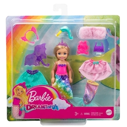 Mattel Barbie - Barbie Dreamtopia Chelsea ve Kostümleri Oyun Seti GTF40