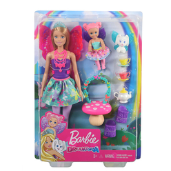 Barbie Dreamtopia Prenses Bebek Ve Aksesuarları Oyun Setleri GJK49 - Thumbnail