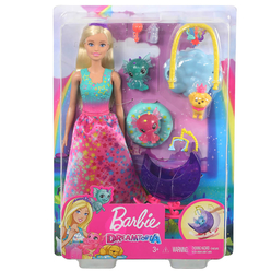 Barbie Dreamtopia Prenses Bebek Ve Aksesuarları Oyun Setleri GJK49 - Thumbnail