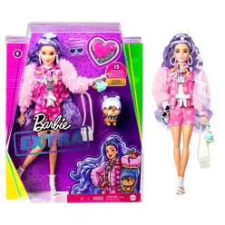 Barbie Extra - Mor Saçlı Bebek GXF08 - Thumbnail