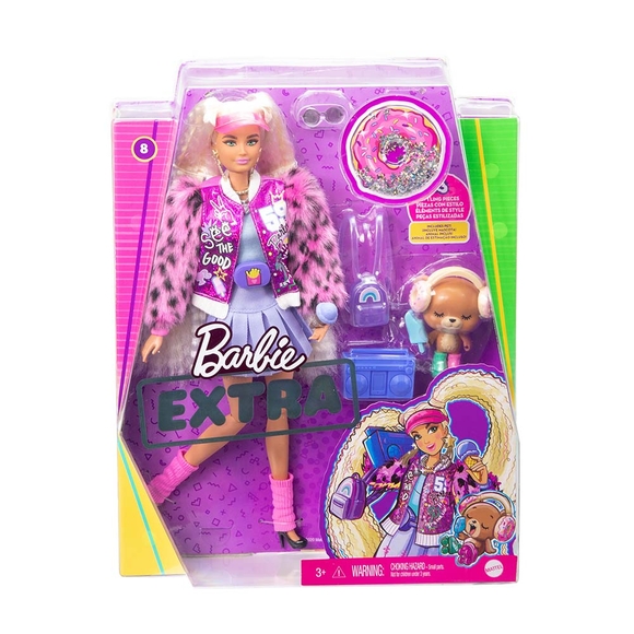 Barbie Extra - Pembe Şapkalı Bebek GYJ77