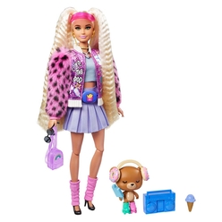 Barbie Extra - Pembe Şapkalı Bebek GYJ77 - Thumbnail