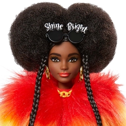 Barbie Extra Renkli Ceketli Bebek GVR04 - Thumbnail