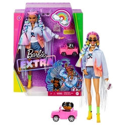 Barbie Extra Renkli Örgü Saçlı Bebek GRN29 - Thumbnail