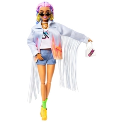 Barbie Extra Renkli Örgü Saçlı Bebek GRN29 - Thumbnail