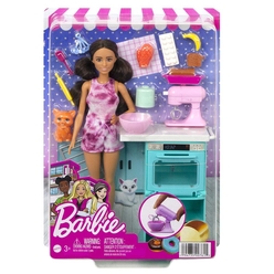 Barbie ile Mutfak Maceraları Oyun Seti HCD44 - Thumbnail