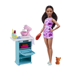 Barbie ile Mutfak Maceraları Oyun Seti HCD44 - Thumbnail