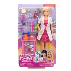Mattel Barbie - Barbie Kariyer Oyun Setleri - Bilim Uzmanı ve Aksesuarları JCR70