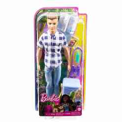 Barbie Ken Kampa Gidiyor Oyun Seti HHR66 - Thumbnail