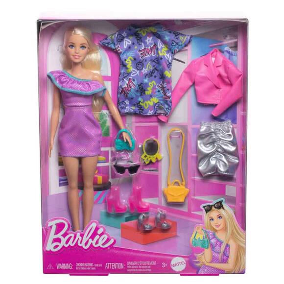 Barbie Moda Bebek, Kıyafetleri ve Akseasuarları HYT61