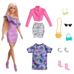 Barbie Moda Bebek, Kıyafetleri ve Akseasuarları HYT61 - Thumbnail