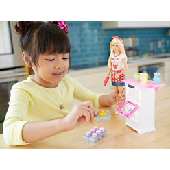 Barbie Mutfakta Oyun Seti FHP57 - Thumbnail