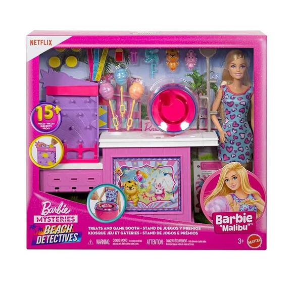 Barbie Mysteries Beach Detectives Bebek, Oyun Seti Ve Aksesuarları JFV67
