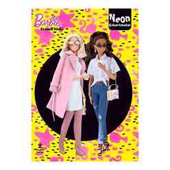 Barbie Neon Çıkartmalı Boyama Kitabı - Thumbnail
