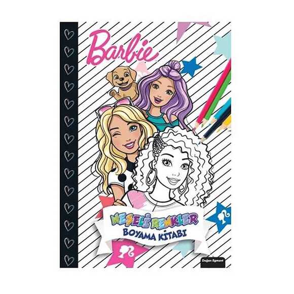 Barbie Neşeli Renkler Boyama Kitabı