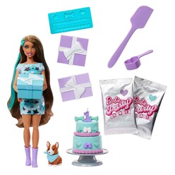 Barbie Party Unboxed Köpeğimin Doğum Günü Serisi JFG68 - Thumbnail