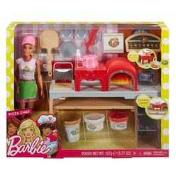 Barbie Pizza Yapıyor Oyun Seti FHR09 - Thumbnail