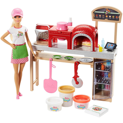Barbie Pizza Yapıyor Oyun Seti FHR09 - Thumbnail