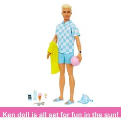 Barbie Plaj Günü Oyun Seti -Ken HPL74 - Thumbnail