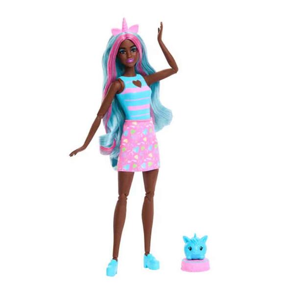 Barbie POP Reveal Milkshake Serisi - Mavi Unicorn JCN86